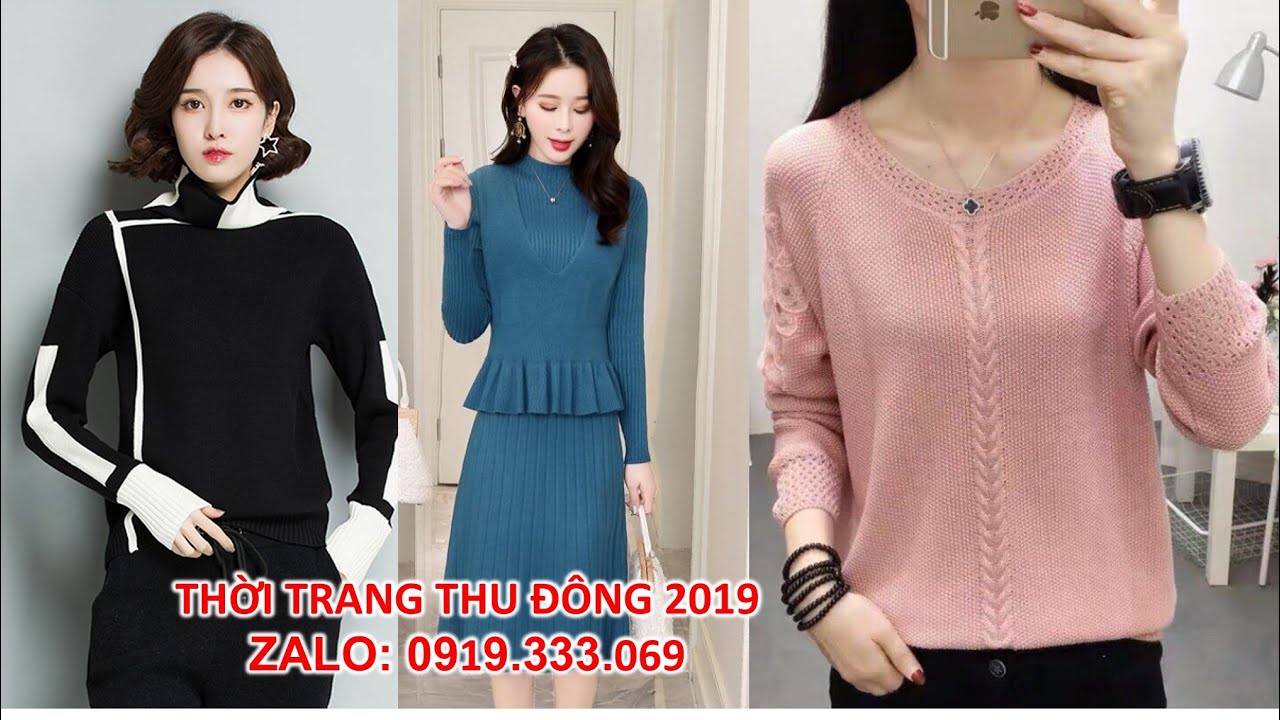 ao len da lat gia re 2022 New Top 19 Kiểu Áo Len Kiểu Nữ mỏng, đà lạt cổ cao, cổ tim cao cấp đẹp nhất 2019-2020
