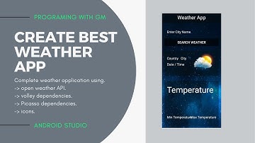 Create best weather application [part 1] - Android Studio Tutorial