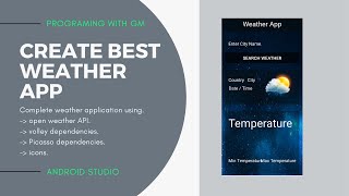 Create best weather application [part 1] - Android Studio Tutorial screenshot 5