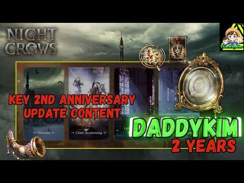 NIGHT CROWS: Celebrating 2nd Anniversary with a Simple Update on 4 Major Content Items.