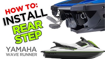 How to install OEM Factory rear step on Yamaha EX PWC Jet Ski