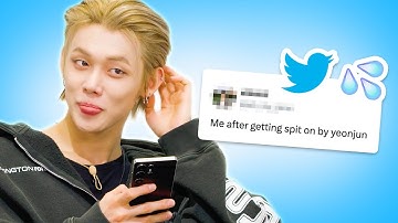YEONJUN Reads Thirst Tweets