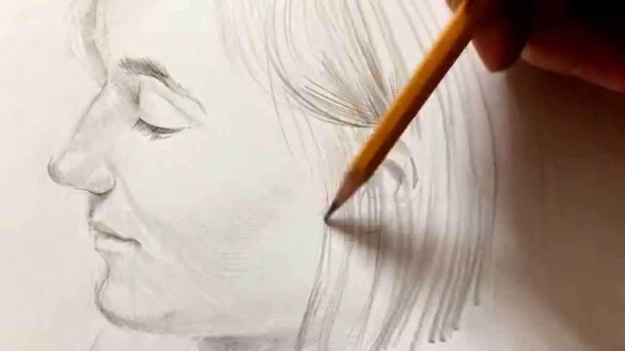 How To Draw A Portrait With Pencil Rysowanie Twarzy Ołówkiem