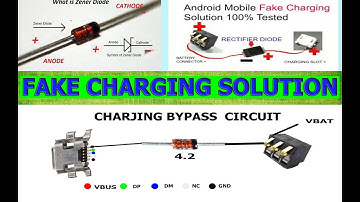 Fake Charging Solution | How To use Zener Diode | China Mobile Charging Solution