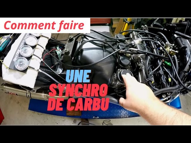 Comment faire une synchro de carbus sur une Suzuki Bandit, GSXF ou Inazuma  ? 