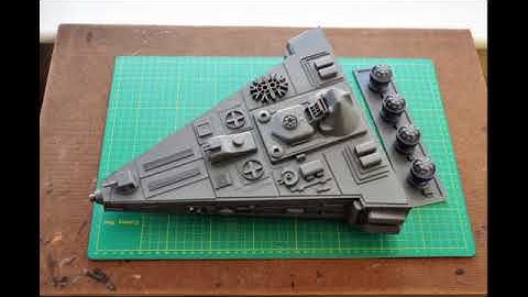 Scratch Build Spacecraft H.M.S. Sidewinder