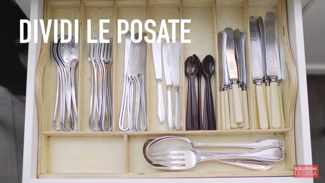 Come ordinare e pulire i cassetti youtube