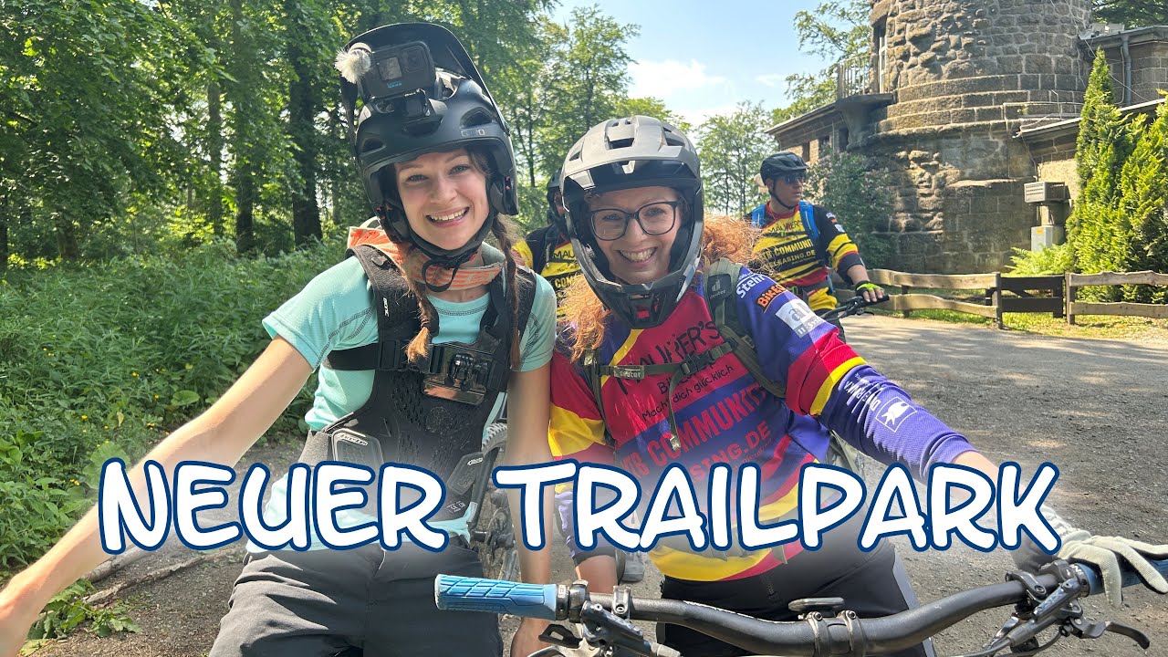 Neuer TRAILPARK in KASSEL /Ich teste die NEUEN MTB-TRAILS mit EUCH/Naturpark Habichtswald /manon_gop