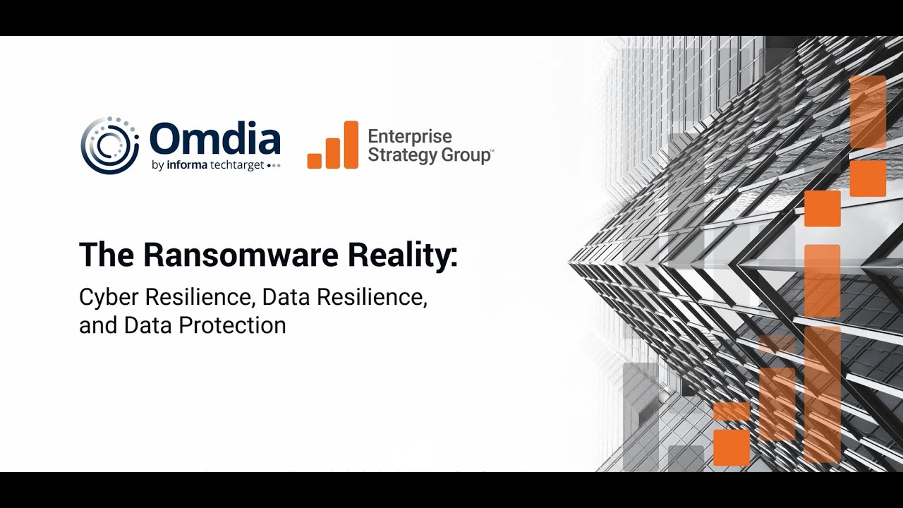 The Ransomware Reality: Cyber Resilience, Data Resilience, and Data ...