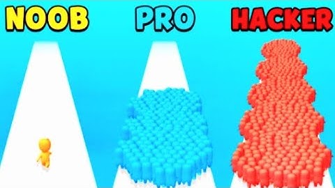 NOOB vs PRO vs HACKER in Count Master | Walkthrough satisfying Android ios Gameplay Video