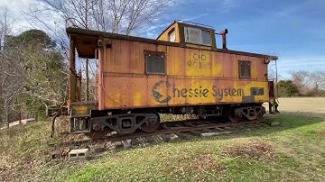 Old Chessie Train Caboose tour