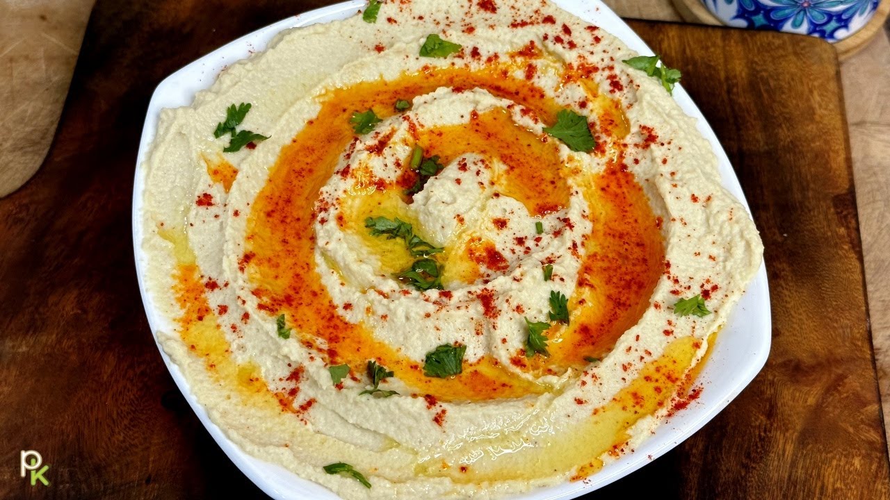 Homemade Hummus from ScratchHummus with Tahini Recipe YouTube