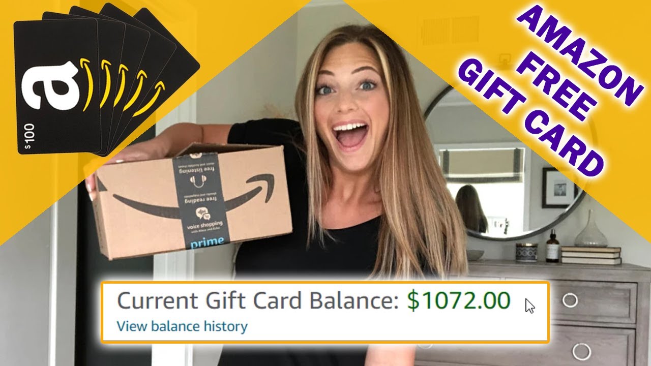 Amazon Gift Card Codes How to get Amazon gift card codes 2022 YouTube