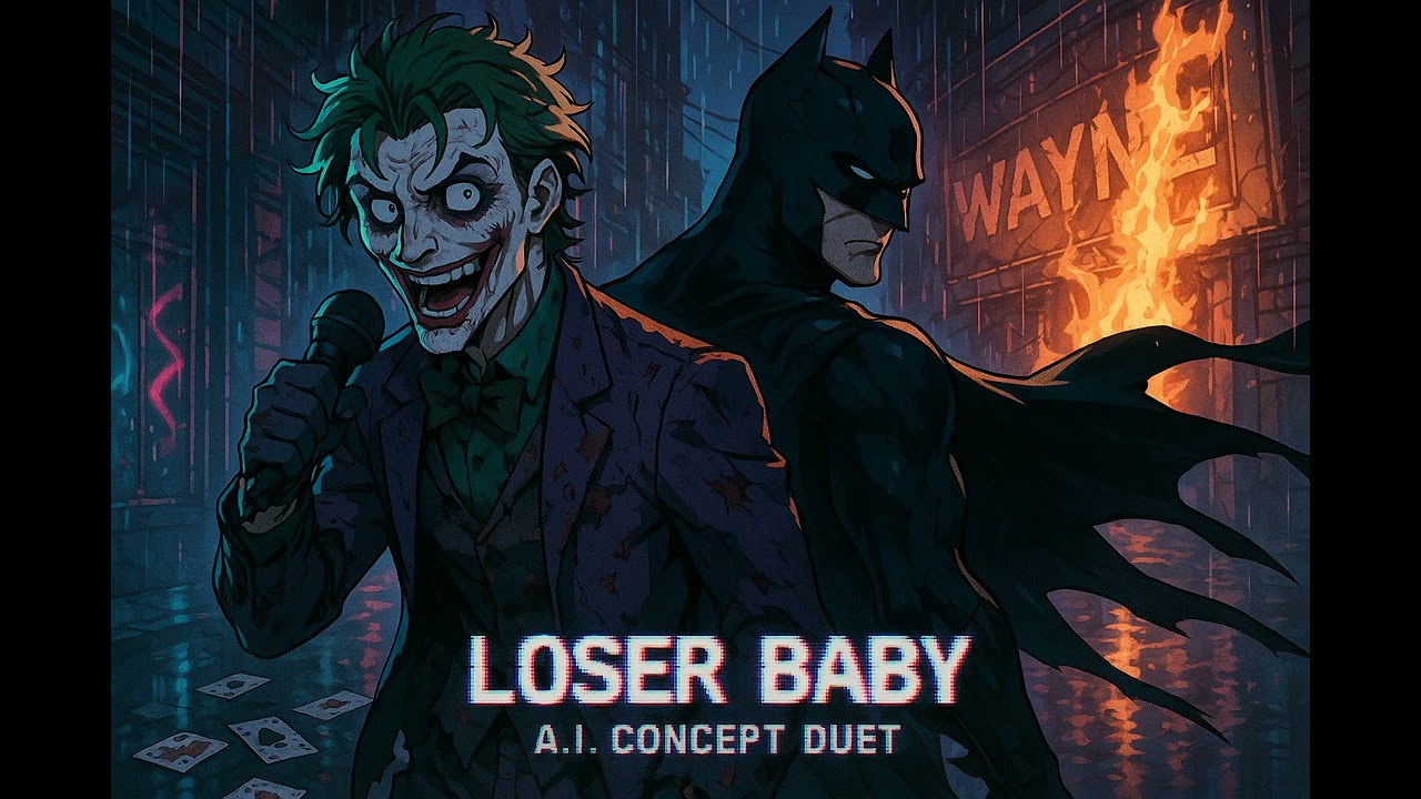Loser Baby – Joker & Batman | Hazbin Hotel “Loser Baby” A.I. Concept Duet Cover