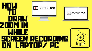 How To Zoom in/Draw/Type while screen recording on pc!