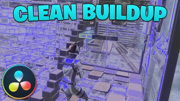 CLEAN *Blue Buildup Effect* for Fortnite Highlights | DaVinci Resolve Tutorial (Free Presets)