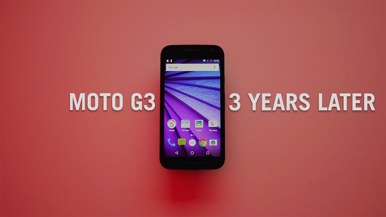 Moto G3 (2015) - 3 years later  // Long term review