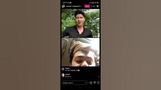 Aditya Zoni live instagram bareng David Jakson Abangnya Zoe Jakson.