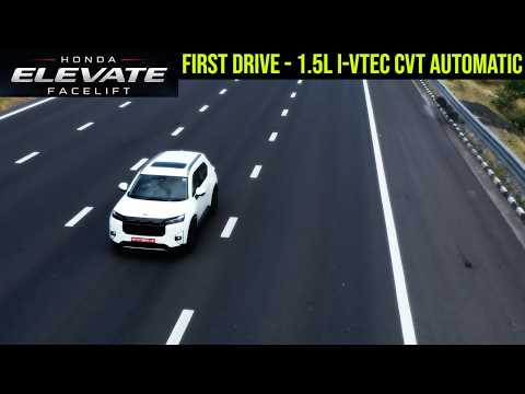 Honda Elevate Facelift First Drive Review 1.5L I-VTEC CVT Automatic POV Drive