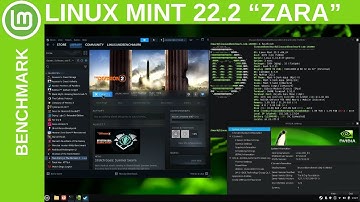 Linux Mint 22.2 Zara Gaming Performance! 🎮 | FPS Benchmark Test