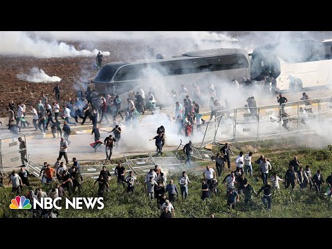 Pro-Palestinian crowds try to storm air base housing U.S. troops in Turkey