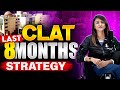 How to prepare for clat in 8 months  complete roadmap for clat 2025 preparation