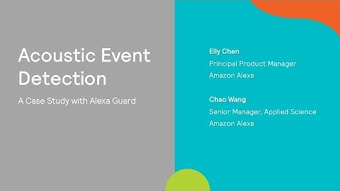 Acoustic Event Detection with Alexa Guard