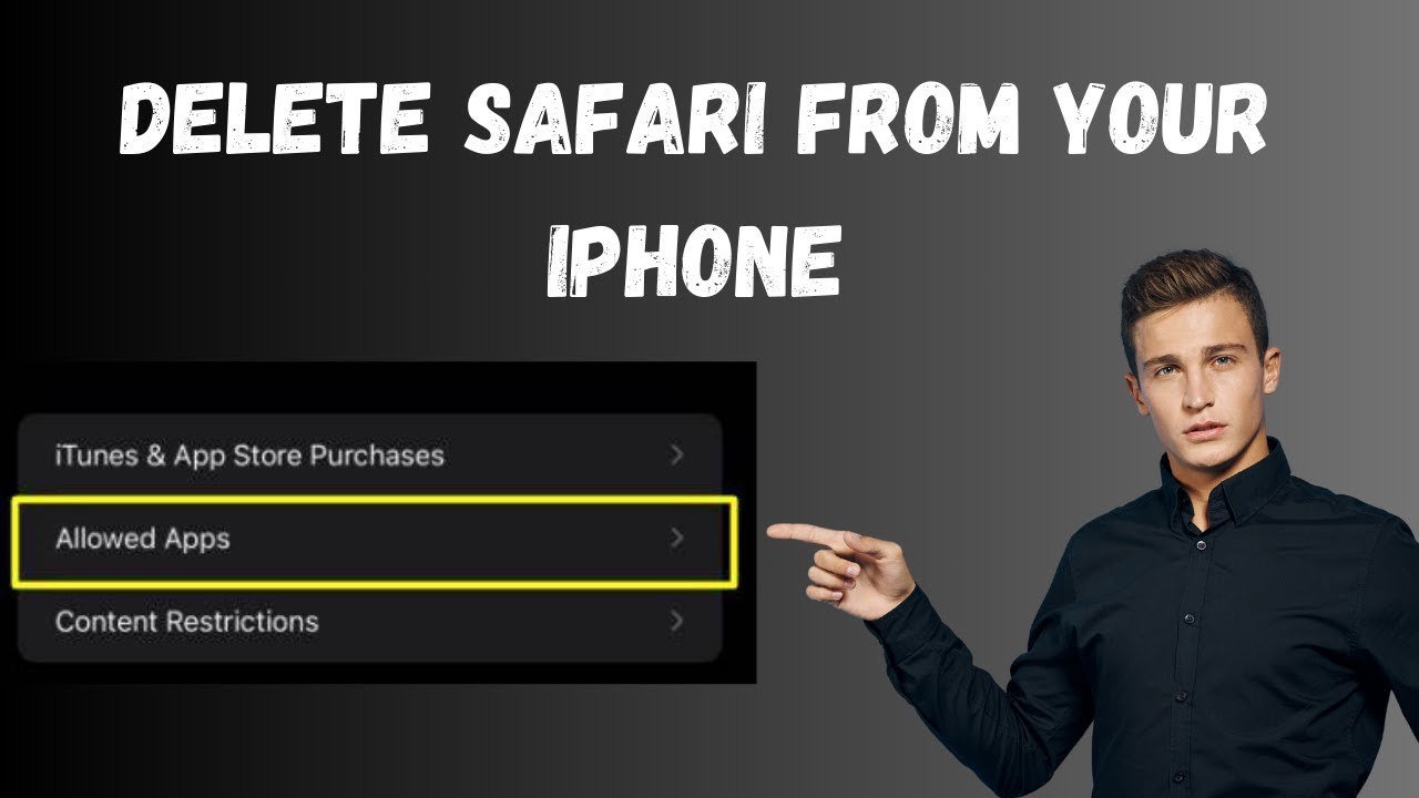 How to uninstall/delete Safari from your Iphone YouTube