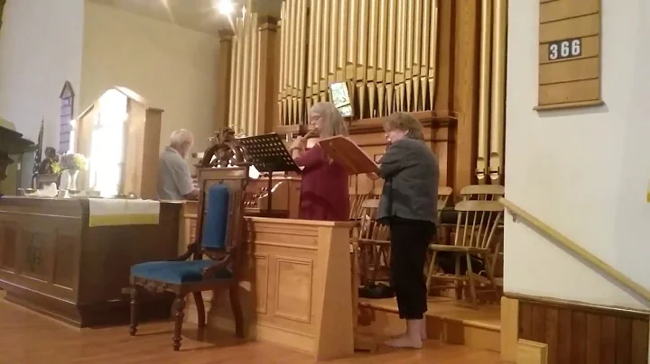 Flute duet with Danelle Simms & Lisa Barfield
