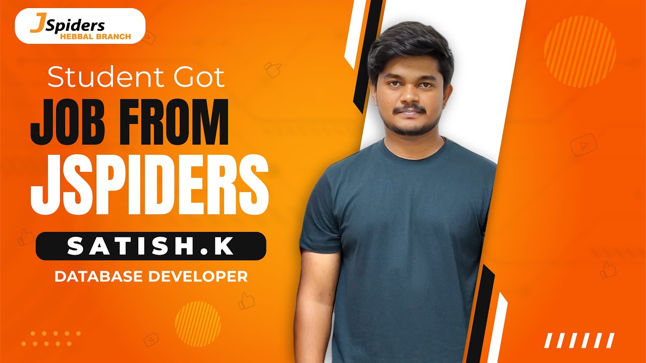 From Jspiders to Success: A Journey of a Software Developer | Satish's Inspiring Story