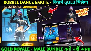 Gold Royale Mein Male Bundle Kyo Nahi Aaya | Next Male Bundle | Bobble Dance Emote Kitna Gold Lagega