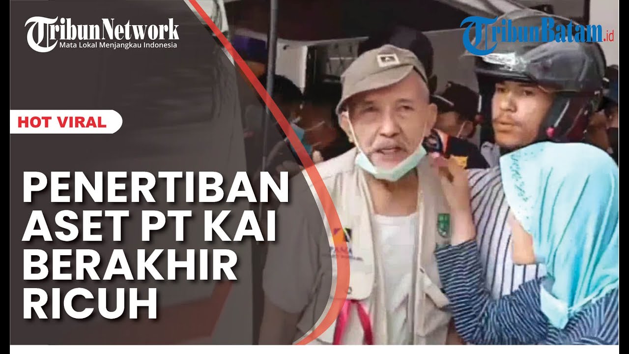 Penertiban Aset PT KAI di Jalan Laswi Kota Bandung Berakhir Ricuh 