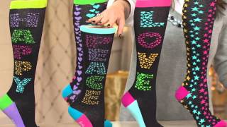 Little missmatched 6-pk peace, love, & stars knee high socks with
rachel boesing