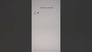 Convert fractions to a Percent