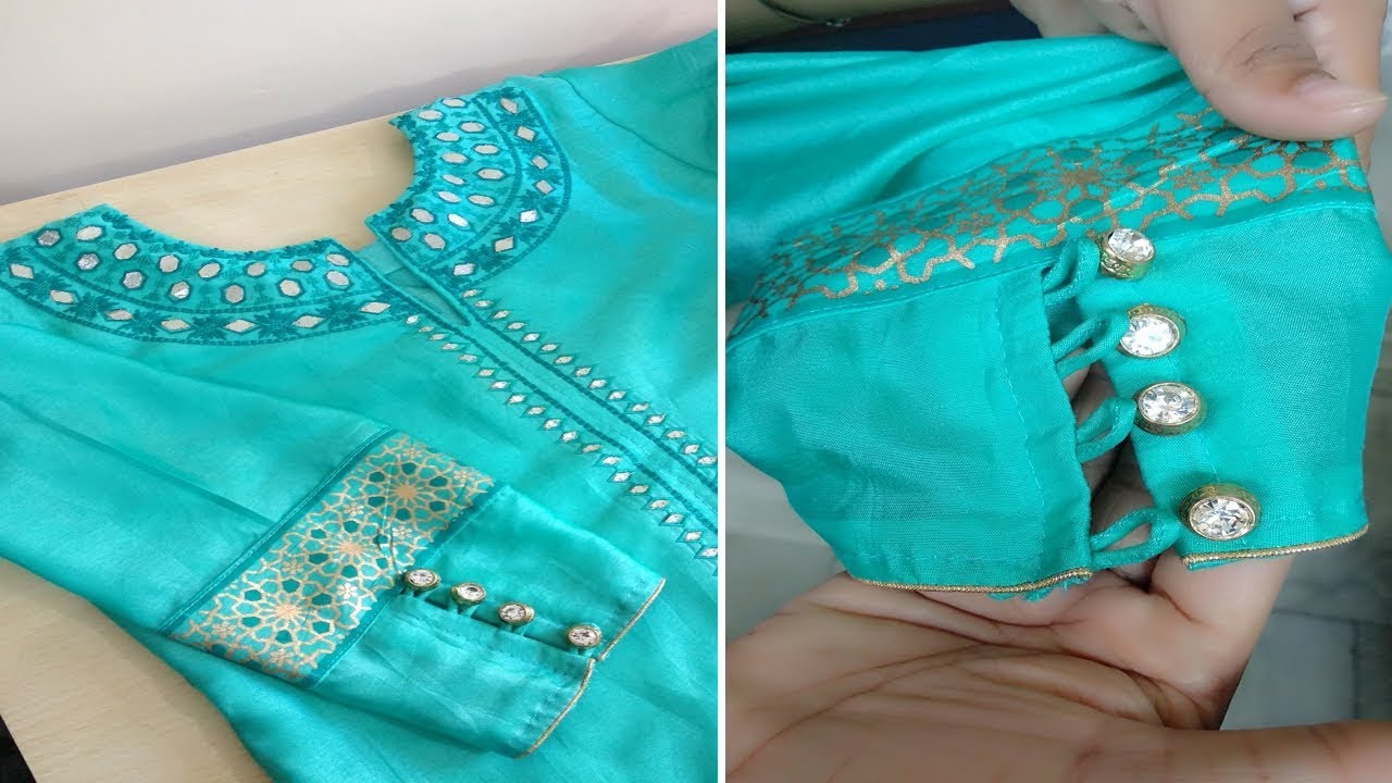 Party Wear Sleeves Design in Easy Way Beautiful Sleeve Design with