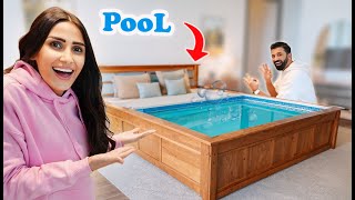 We Turned Our Son's Bed Into A Swimming Pool 🛏️ (Prank)