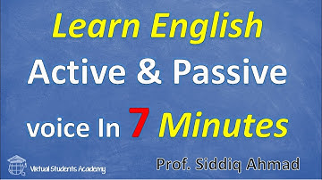 How to learn Active Voice and Passive Voice - Present Indefinite Tense  Part 1