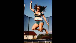 Vintage Queens Jump to Health! ✌️ #OldSchoolWorkout #BounceStrong #Shorts #Reels #Fit