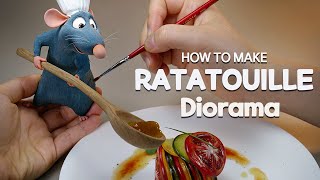 How to make Ratatouille Diorama with clay_Clay tutorial