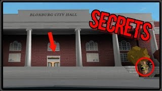 DARK SECRETS OF BLOXBURG CITY HALL! **INSIDE THE CITY HALL**