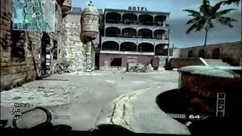 MW3 FIRST EVER RANDOM THROWING KNIFE KILL