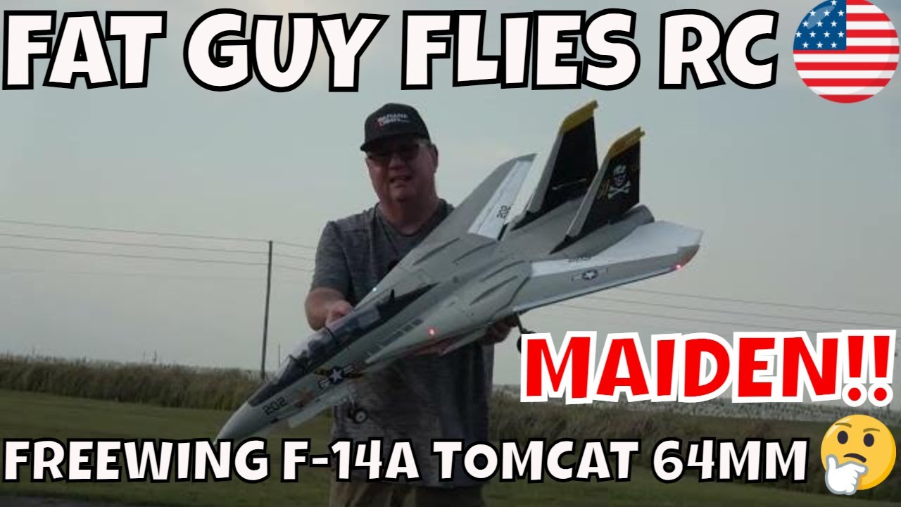FREEWING F-14A TWIN 64MM TOMCAT MAIDEN!!! by Fat Guy Flies RC