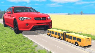Giant Car vs Bus ✅ BeamNG.Drive | GipsoCartoon