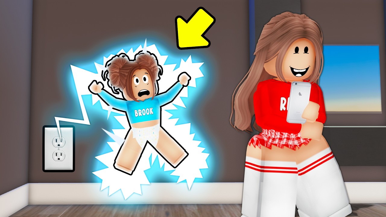 My SISTER Is The WORST BABYSITTER in ROBLOX SNAPCHAT!