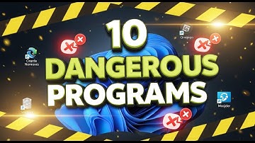 10 Programs Every Windows User Should Remove Immediately