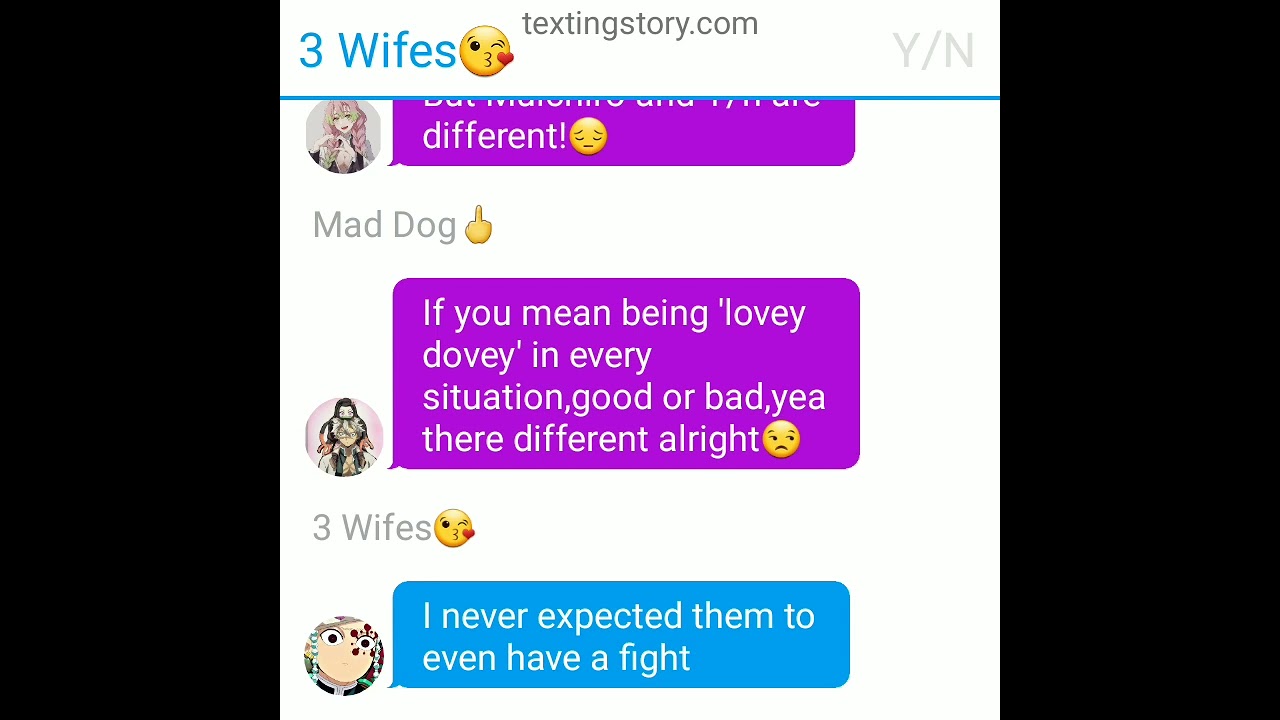 Muichiro and Y/n had a fight? |KNY Texting story| |Muichiro x Y/n| |part 1|