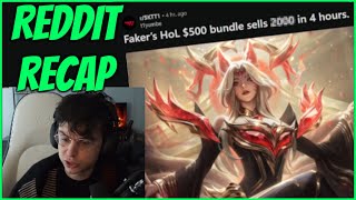Sales From Faker's $500 Ahri Skin & T1 Academy Vlog | Reddit Recap