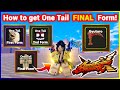 FINALLY! Got the ONE TAIL &amp; GYUTARO Special in Anime Fighting Simulator X | Roblox