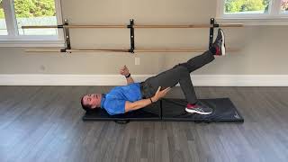 Bridge with leg extension test