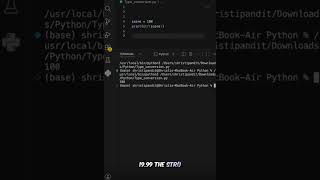 Type Conversion in Python